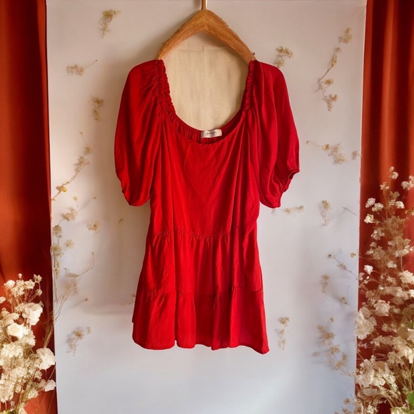 NWOT Beautiful Soul Women's Size B (18-20) Red Top - Picture 4 of 16